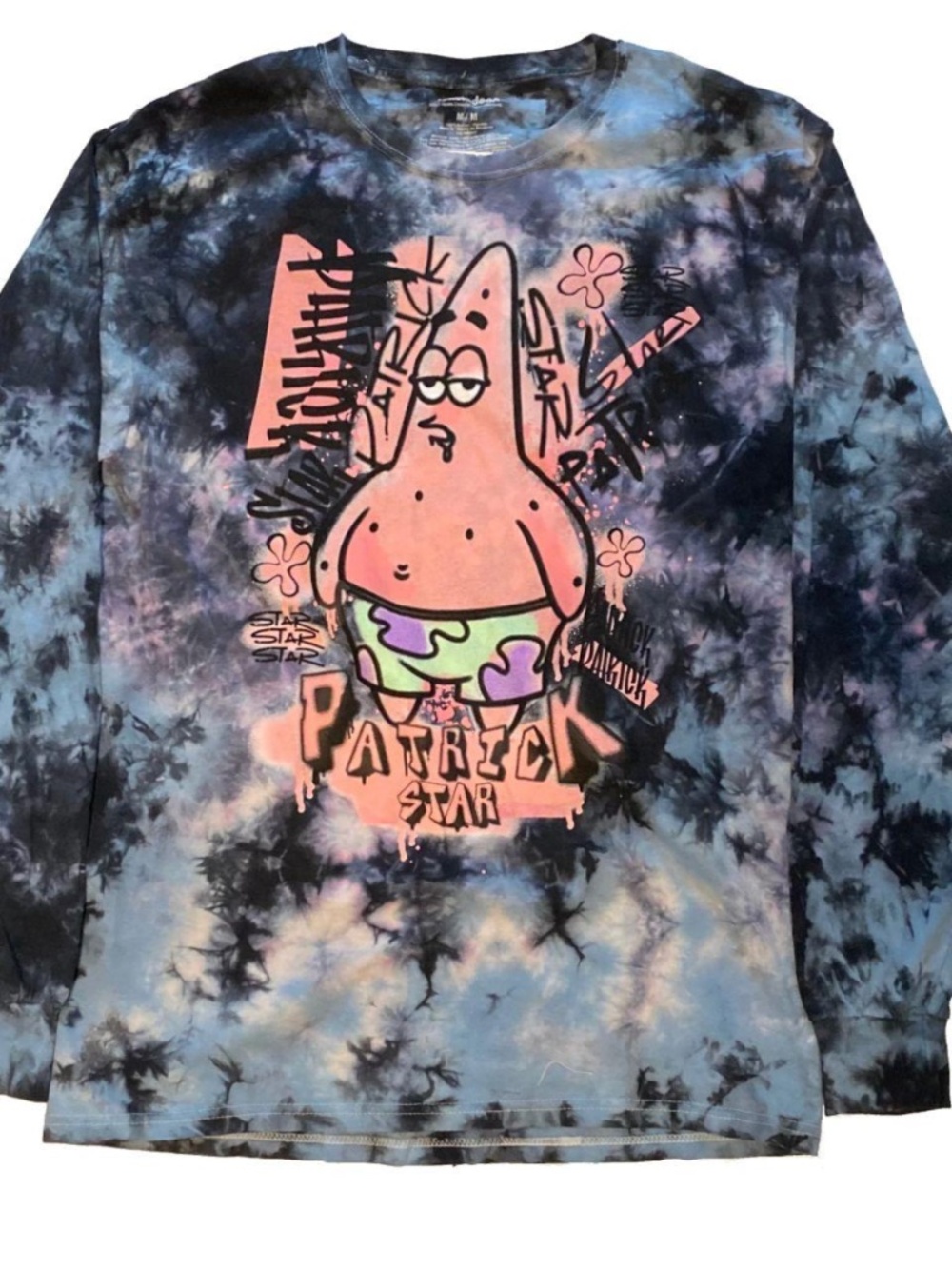 Local Brand Outfitters l Patrick Star SpongeBob tie-dye long sleeve sz large